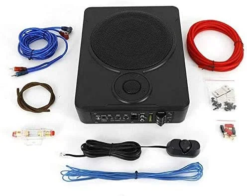8 ''600 واط سيارة تحت المقعد مضخم الصوت النشط مكبر كهربائي باس HiFi سليم المتكلم