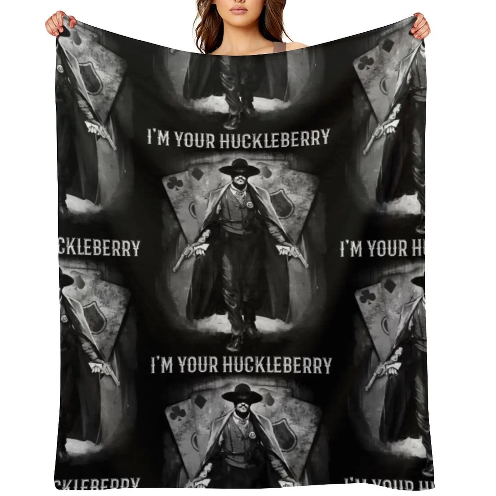 

Mens Best Doc Holliday Huckleberry Tombstone Throw Blanket Stuffeds anime Heavy Extra Large Throw Blankets