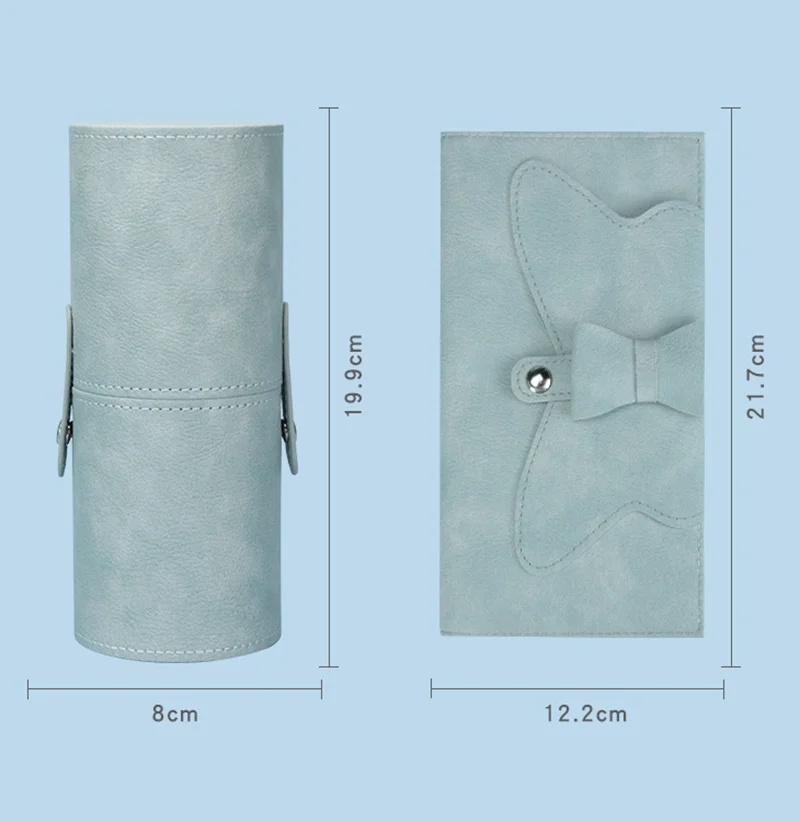 Wood Handle 12Pcs Makeup Brush Set – Super Soft Synthetic Bristles, Professional Cosmetic Brushes Full Kit for Beginners