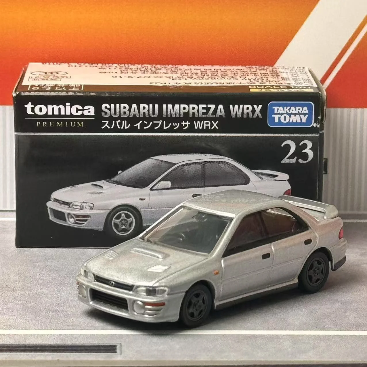 Takara Tomy Tomica Premium 23 Subaru Impreza WRX Auto Legering Speelgoed Motorvoertuig Diecast Metaal Model Kinderen Kerstcadeau Speelgoed voor Jongens