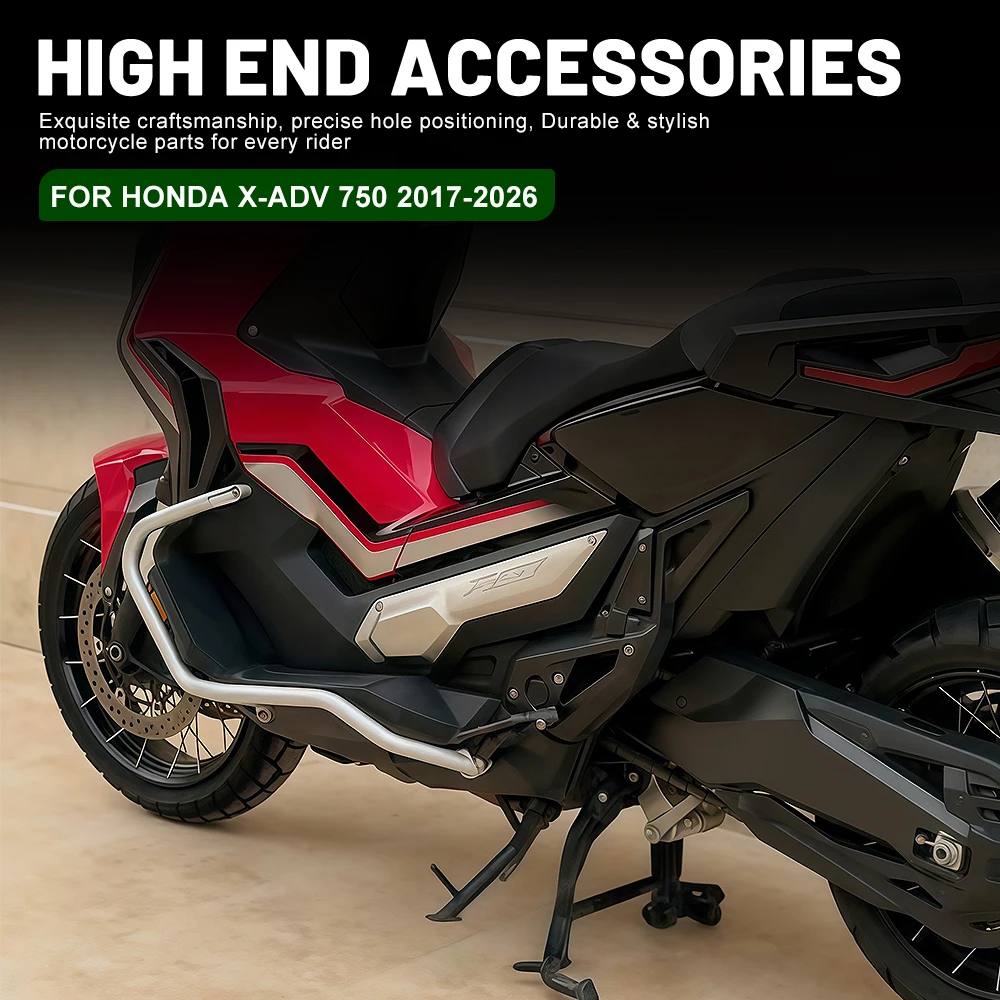 Защита рамы мотоцикла (бампер) для HONDA X-ADV 750 2017-2026, защита двигателя, дуги безопасности, аксессуары для защиты от столкновений