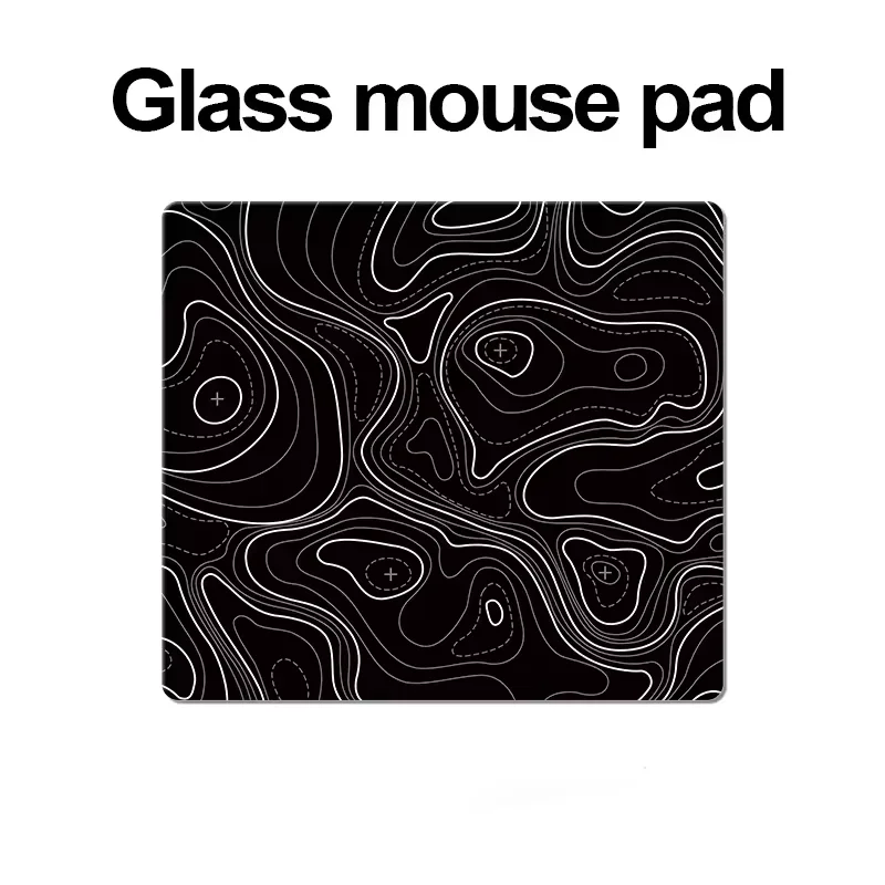 Luxury Minimalist Art Striped Waterproof Glass Mouse Pad Ee-sports Gaming Keyboard Office Desktop Decoration Student Dormitory