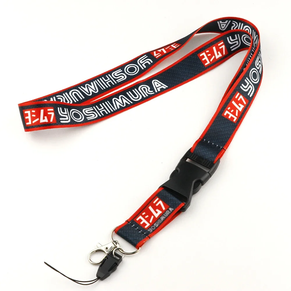 Yoshimura jam Lanyard Keychain Neck Strap Quick Release Key Chian 2 Sided Print