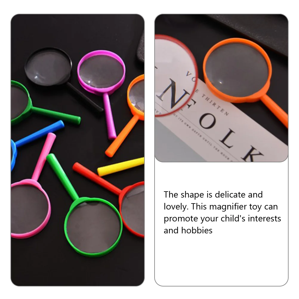 

Optical Magnifying Glass Safe Kids Toy Great Magnification Explore Gift Party Favors Portable Handheld for kids
