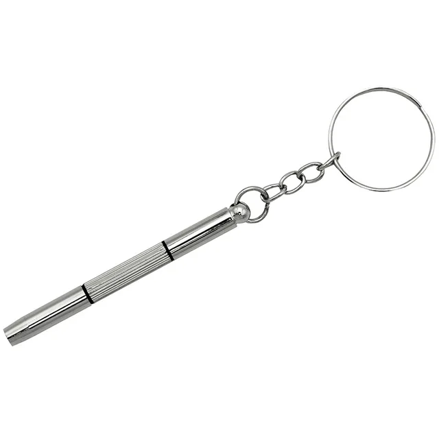Kit de Reparo de Óculos e Relógios com Chaveiro, Ferramentas Manuais Portáteis de Precisão, Chave de Fenda para Óculos 3/5/10 Peças