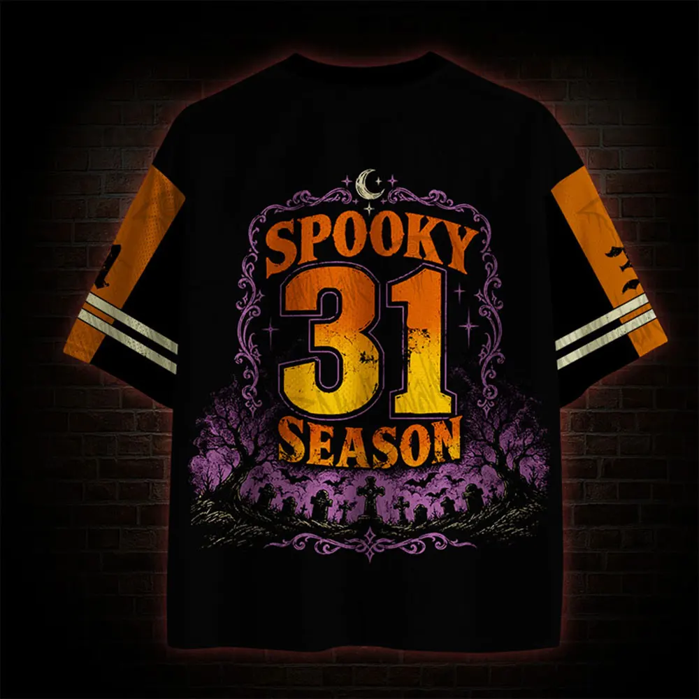 2026 New Nordic Mythical Theme Sports Fashion Short Sleeve V-neck Street View Clothing Mythical Fan Gifts T-shirt   Halloween