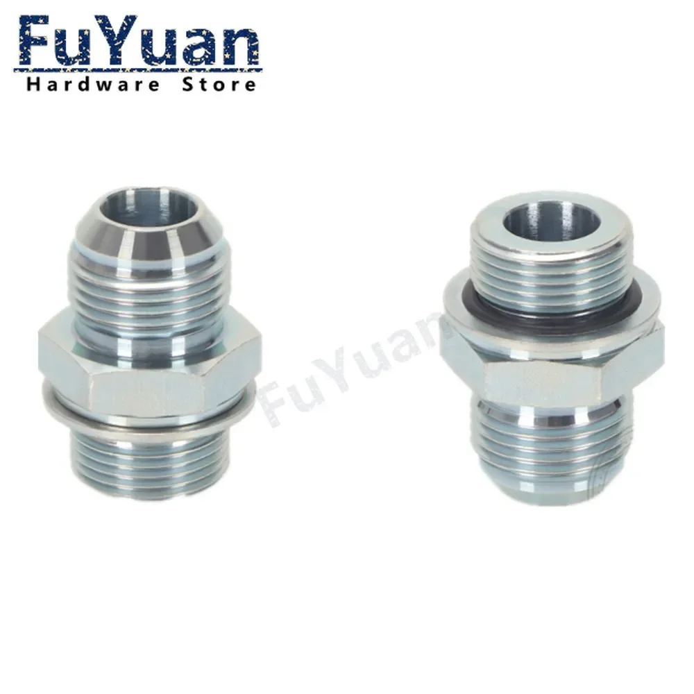 Standard Connector Straight Through Male Thread BSP to NPT 1/8 1/4 3/8 1/2 1JG 74 External Cone/British Pipe Fittings Adapter