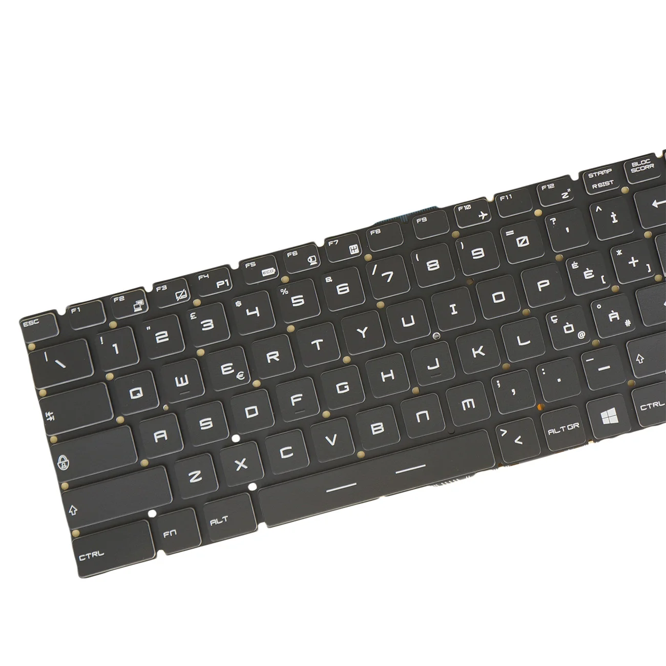 Czech Slovak White Backlit Keyboard For MSI GE62 2QE 2QF 2QL 6QC 6QD 6QE 6QF 6QL Apache Pro, GE62VR GE72VR 6RF Apache Pro,