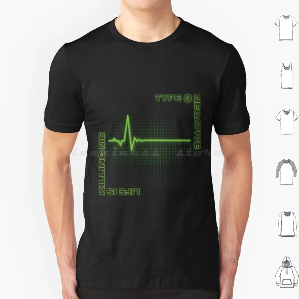 Type O Negative T Shirt Cotton Men Women DIY Print Type O Negative Type O Negative Coffin Type O Negative Stuff Type O Negative