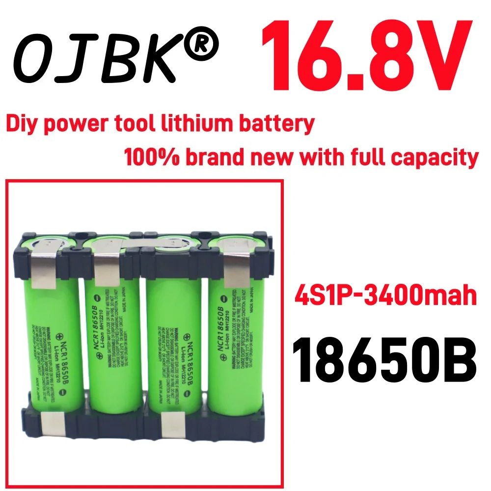 Original 100% full capacity 20A 18650 3400mAh 6800mAh 3S 4S 5S 12.6V 14.8V 18V DIY screwdriver battery welding battery pack