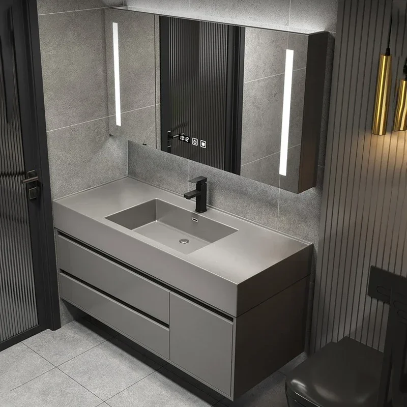 Toilet Vanity Wall Bathroom Cabinets Drawer Wall Washbasin Bathroom Cabinets Storage Shelves Casa Arredo Room Furniture