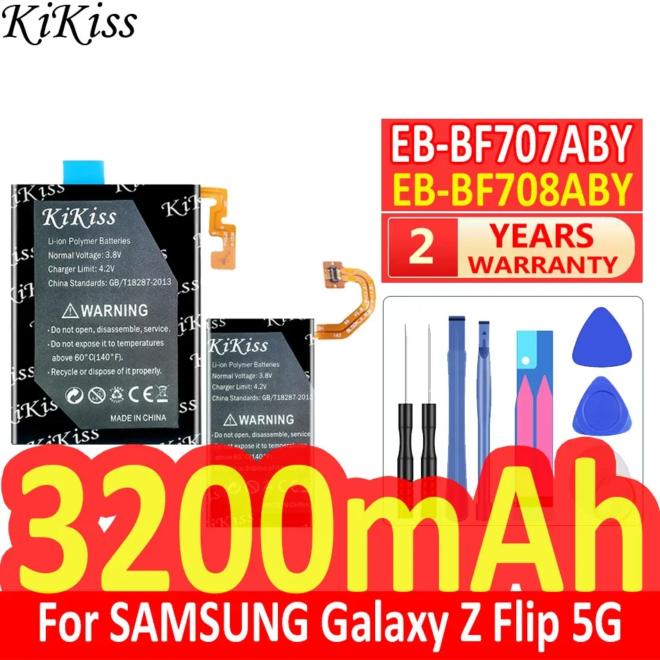 

1100 мАч/3200 мАч, KiKiss, Мощная батарея, флип-аккумулятор для SAMSUNG Galaxy Z, флип-аккумулятор