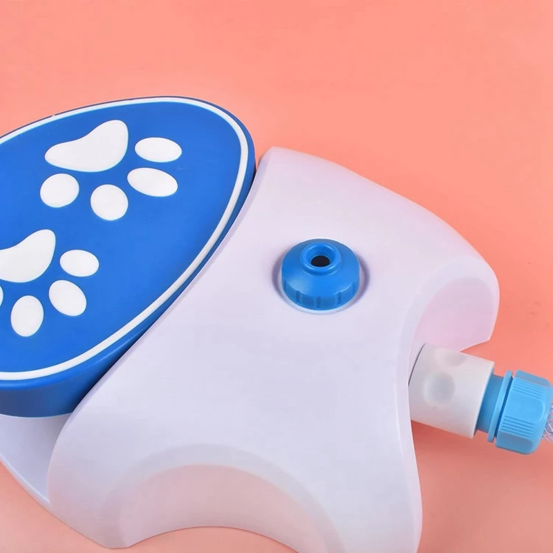 ABPQ-Fontaña de agua para perros, fuente de agua para perros fácil activada, rociador para beber de juguete de agua para perros
