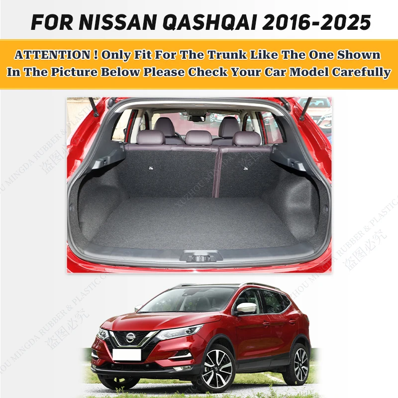 For Nissan Qashqai 2016-2025 2024 23 22 21 20 19 18 17 Car Floor Mats Car Trunk Mat Foot Pads Carpet Cover Interior Accessories