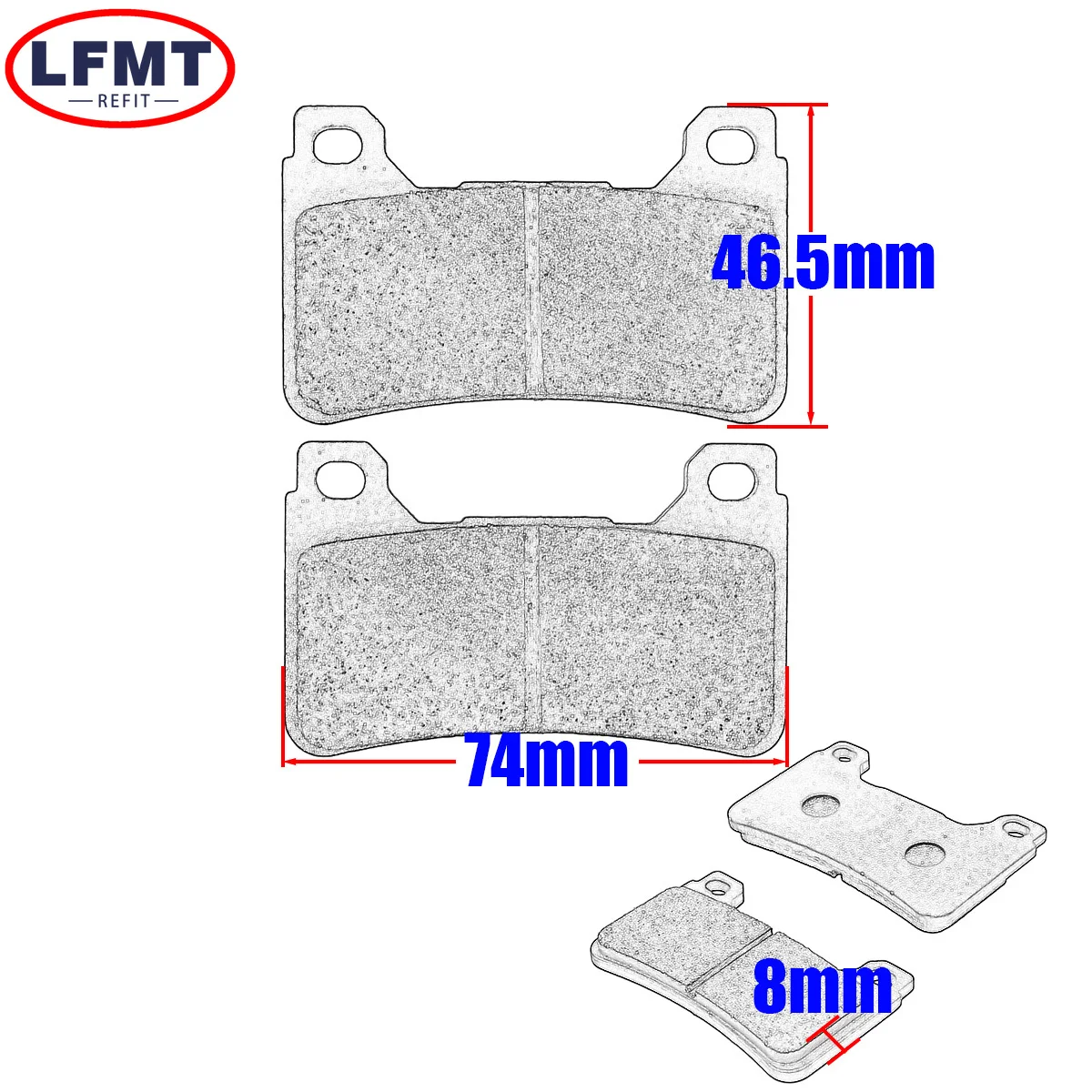 For HONDA CBR600RR CBR600 RR 2005 2006 CBR1000RR CBR1000 RR 2004 2005 Motorcycle Parts Front & Rear Brake Pads Kit Brake Disk