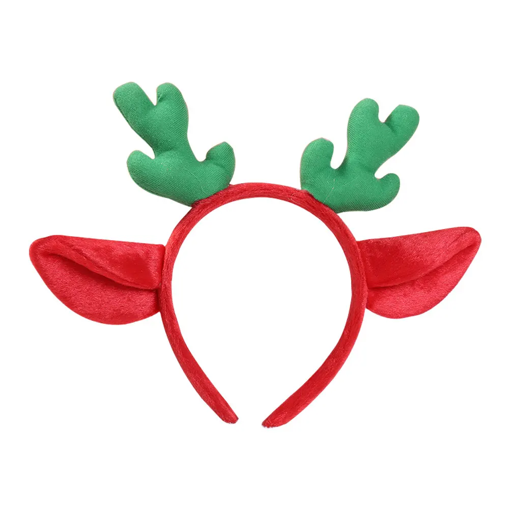 

Antlers Headband Christmas Costumes for Adults Headbands Reindeer Ears Green Miss