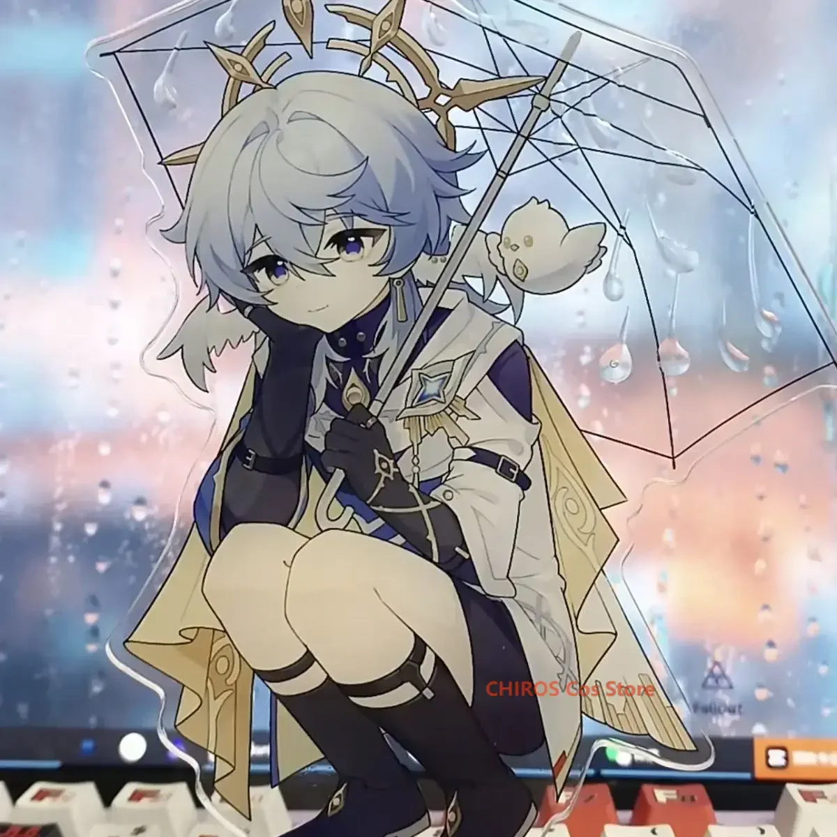 Honkai: Star Rail Sunday Dr.Ratio Aventurine аниме 10 см акриловая настольная подставка модель фигурка Декор знак косплей подарок Honkai: Star Rail Sunday Dr.Ratio Aventurine аниме 10 см акриловая настольная подставка модель фигурка Декор знак косплей подарок