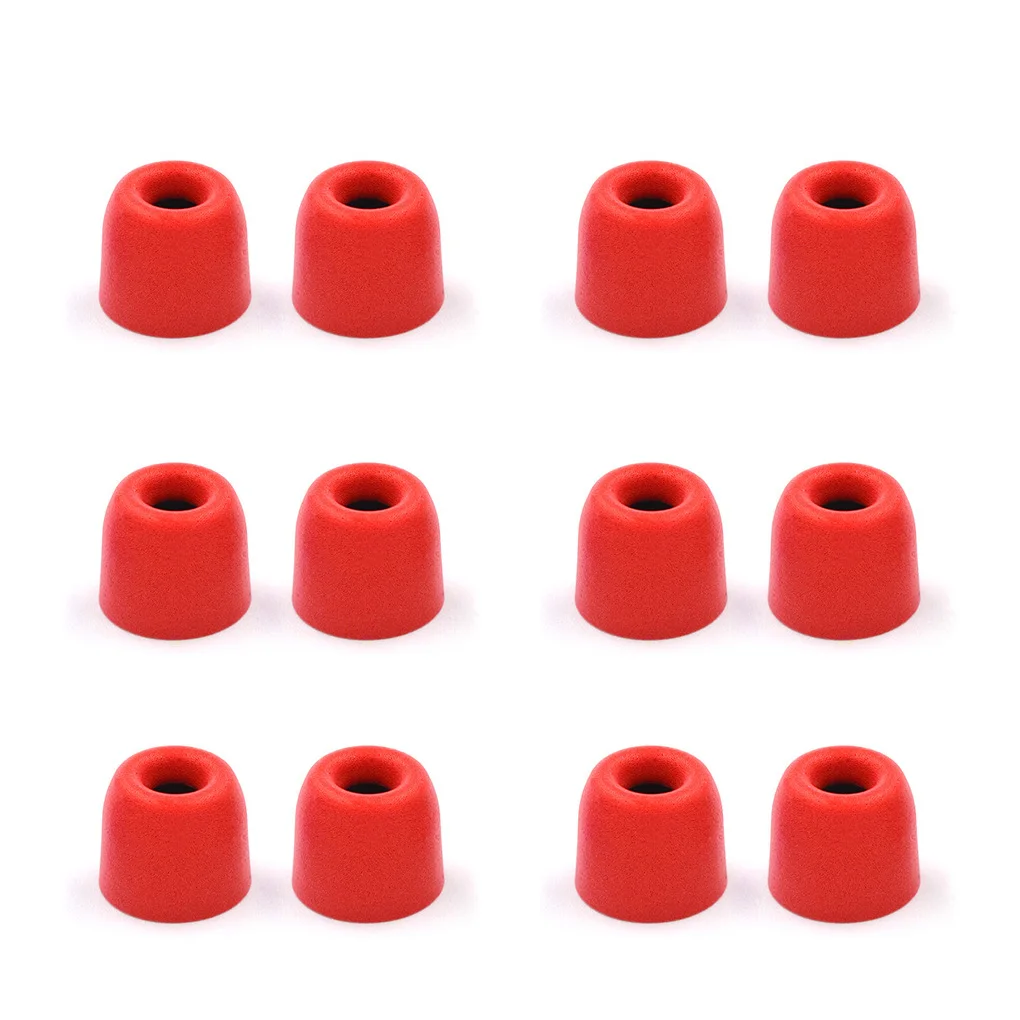 ヘッドホンパッド,6ペア,ノイズリダクション,フォーム,再利用可能,黒,アクセサリー