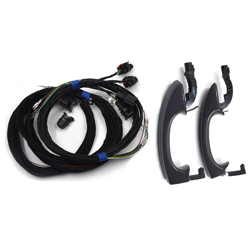 Unique Car Rear KESSY Door Handle&Cable Keyless Entry For VW MQB Golf MK7 Touran Jetta T-ROC Octavia Kodiaq Superb Replacement P