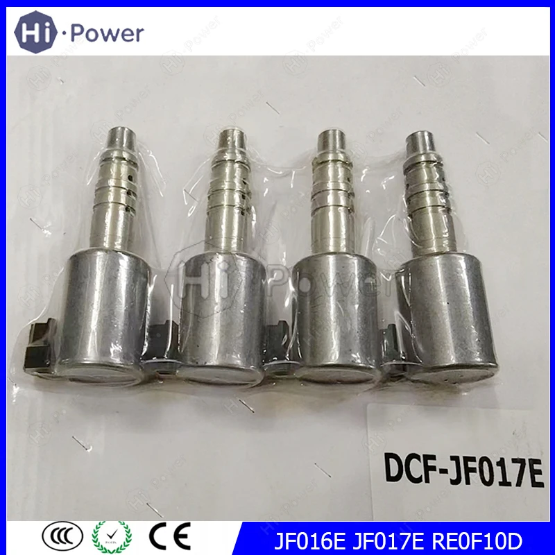 4 PCS NEW JF016E JF017E RE0F10D Auto Transmission Solenoid Kit For Nissan Altima Murano Pathfinder