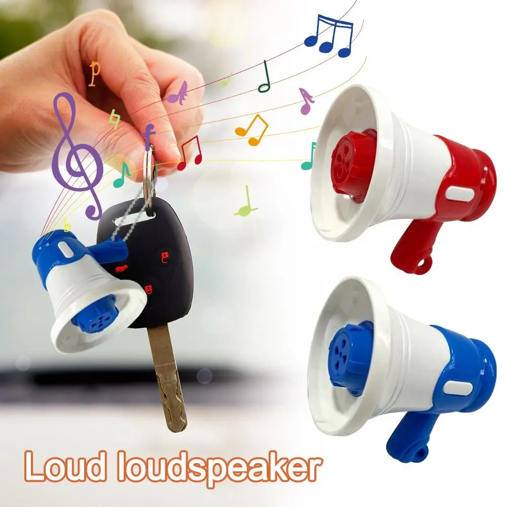 New Recordable Mini Speaker Loudspeaker Handheld With Key Chain Children's Megaphone Outdoor Loudspeaker