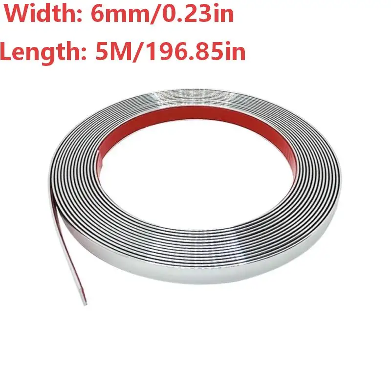 1Roll 5m X 6mm Gold Molding Trim Peel and Stick Flexible Border Self-Adhesive Decorative Strip Wall Seam Sealing Tape for Wall view 2