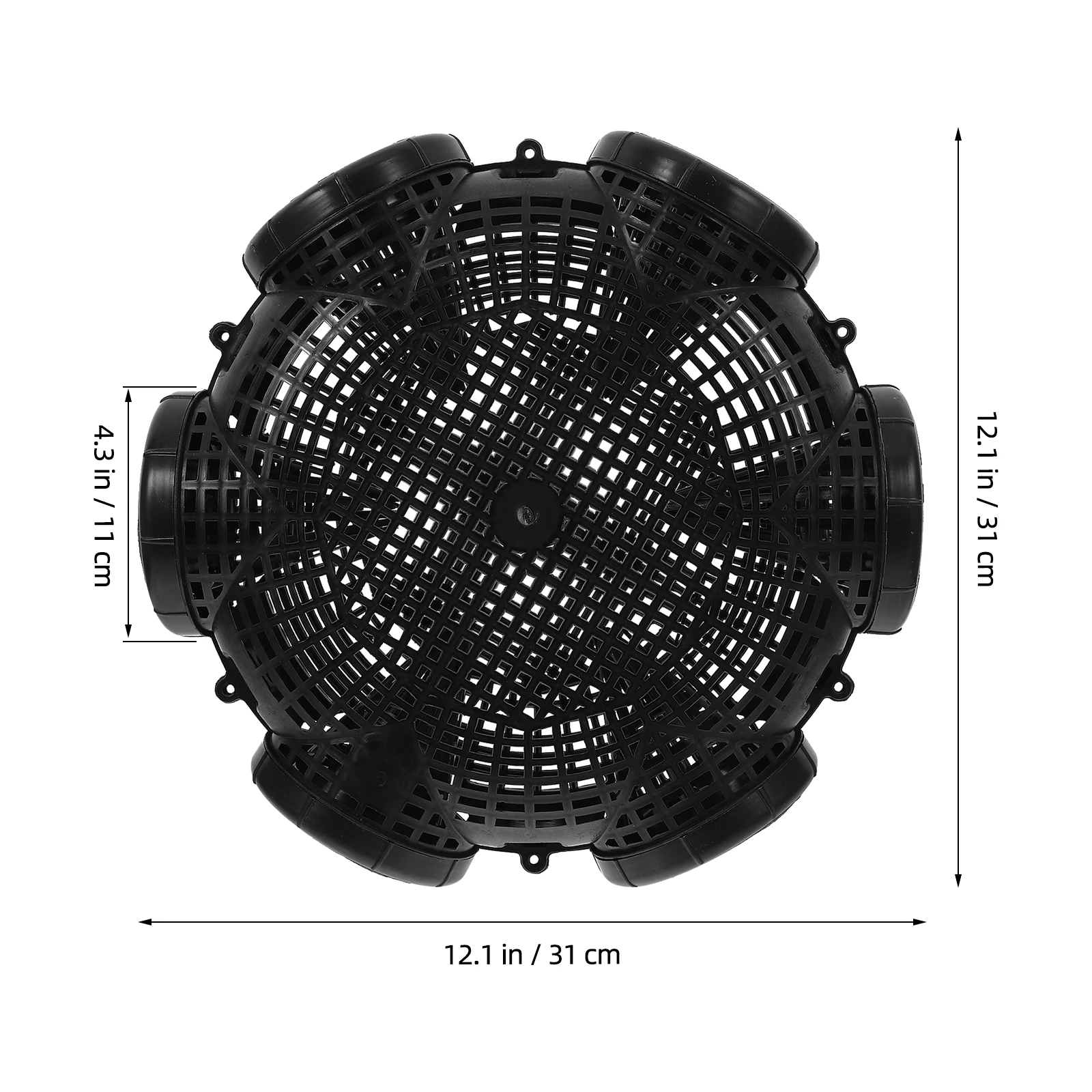 

Professional Fishing Bait Cage Hollow Design Light PP Material Outdoor Fishing Feeder Bait Thrower Gear Plastic Lure Cage