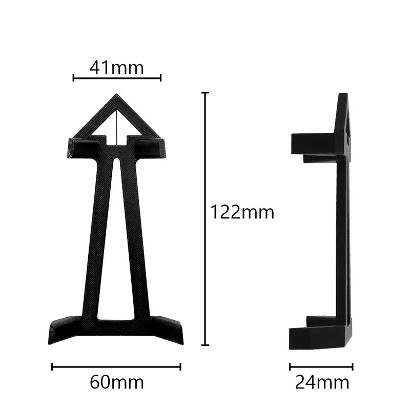 Bike Seat Adjustment Tool with 4-Leg Support & Chamfered Edge Precision Angle Correction for MTB & Road Bicycle Saddles