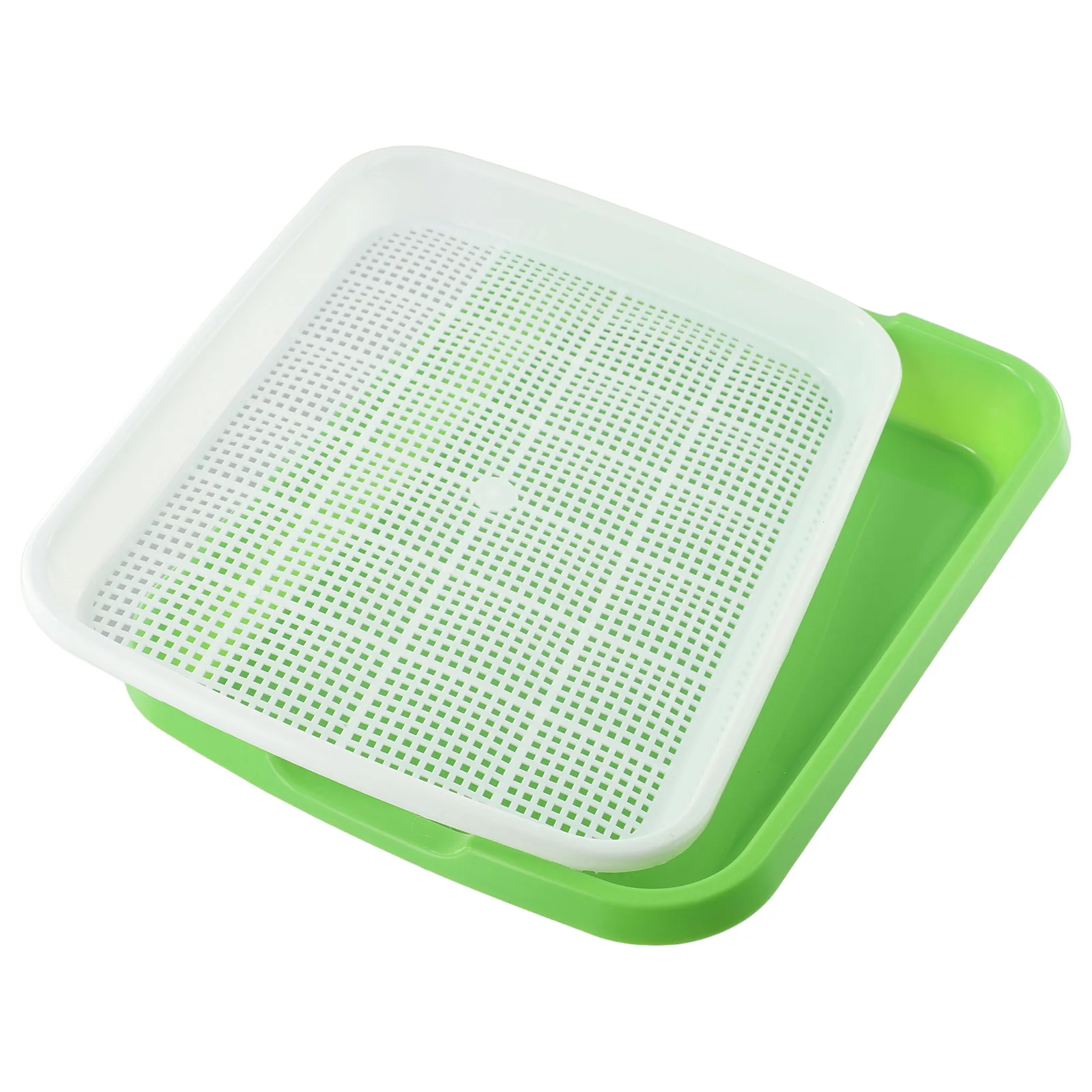 Indoor Microgreens Growing Tray with 2 Layers for Sprouting and Fresh Microgreens Suitable for All Skill Levels