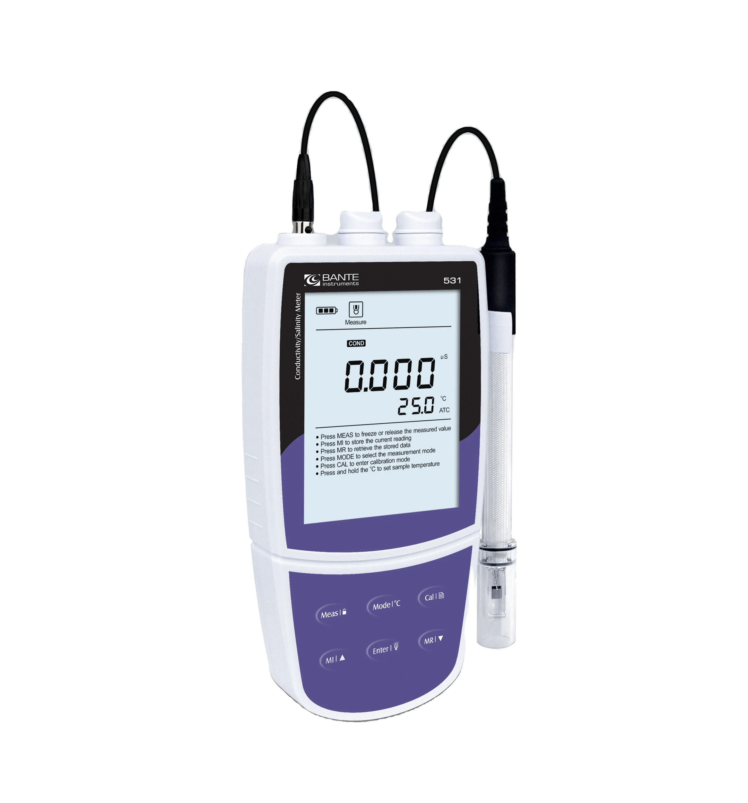 Portable Conductivity/TDS/Salinity/Resistivity Meter