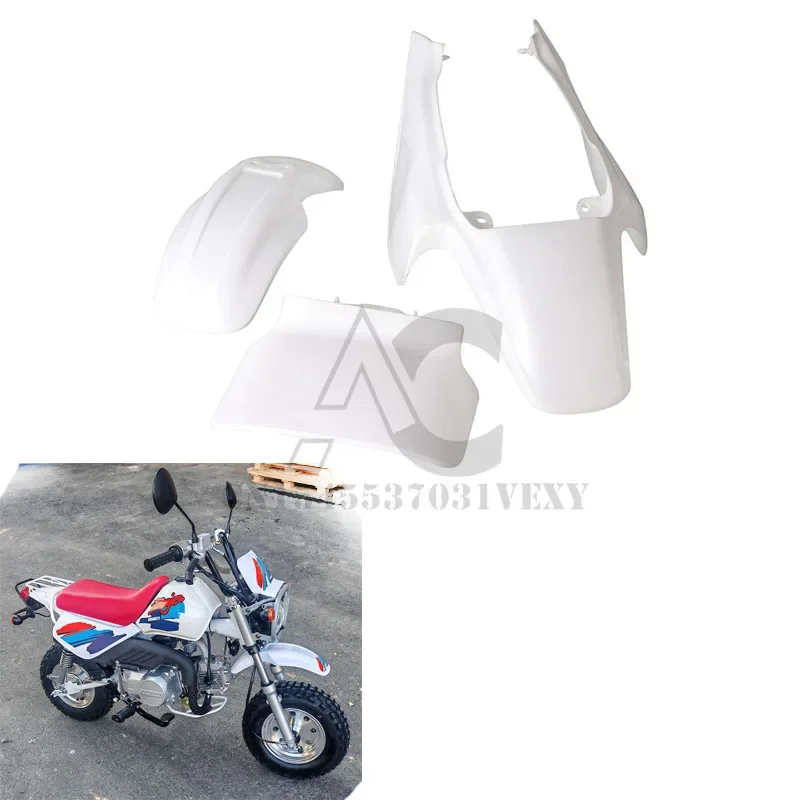 Plastikowy zestaw karoserii motocykla zestaw owiewek błotnik numer tablicy rejestracyjnej do Honda Monkey Bike Z50R Baja Mini Bike