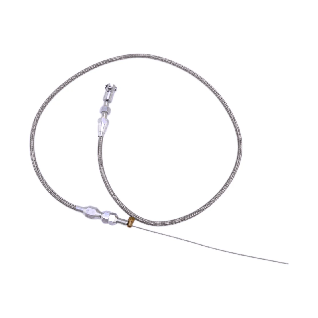 NEW 36" Adjustable Car Throttle Accelerator Cable Stainless Steel Braided Style Universal