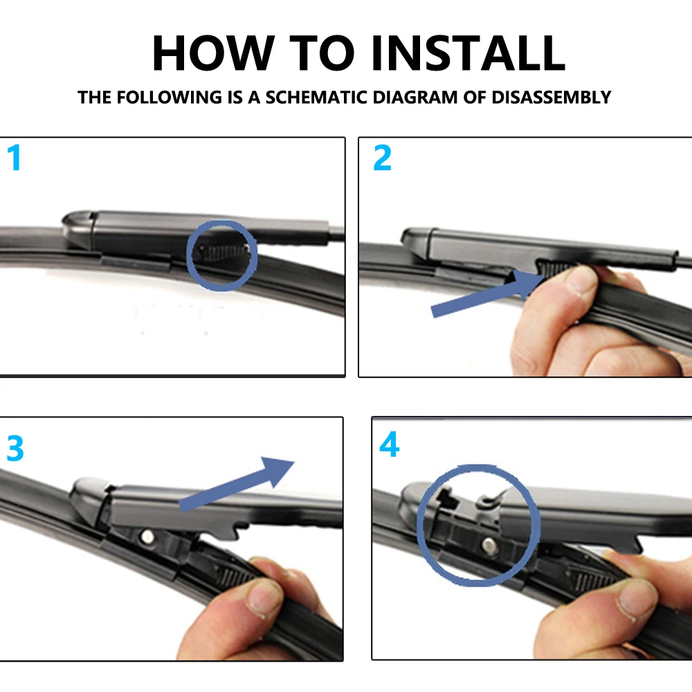 Escobillas de parabrisas para coche FORD, accesorios de limpiaparabrisas delantero para S-MAX S MAX WA6, 2006, 2008, 2014, CJ, 2015, 2016, 2020