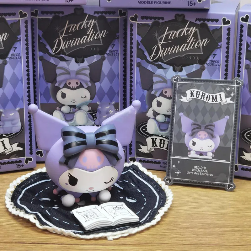 MINISO Kuromi Blind Box Lucky Divination Series Action Figure Dolls Surprise Bag Kawaii Model Fans Collection Toy  Gifts