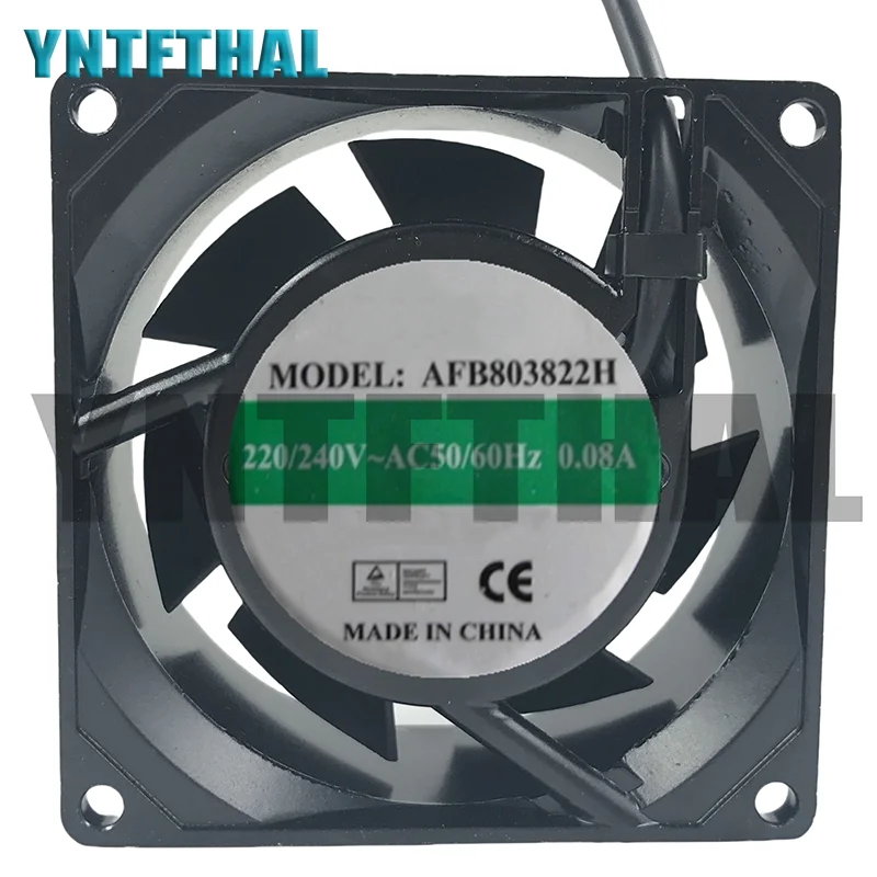 冷却ファンafb803822h、220 v、240v、ac 50hz、0.08a、新品