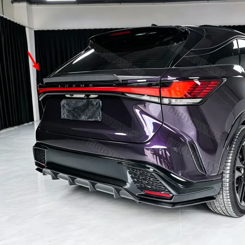 For Lexus RX350H RX500H 2023-2025 ABS Rear Trunk Boot Lid Car Spoiler Ducktail Lip Wing