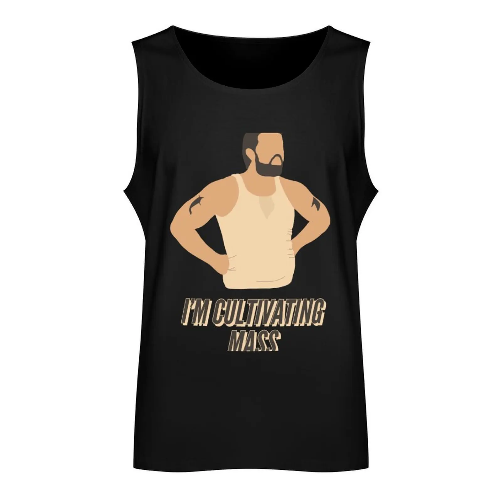 i’m not fat i’m cultivating mass! Tank Top sleeveless vests Men's tops