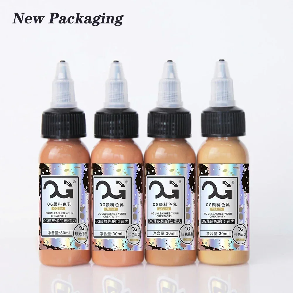 

30ML Professional Tattoo Skin Covering Ink Easy Coloring Permanent Makeup Pigment Natural Body Art Tattoo Ink Tattoo Accessories