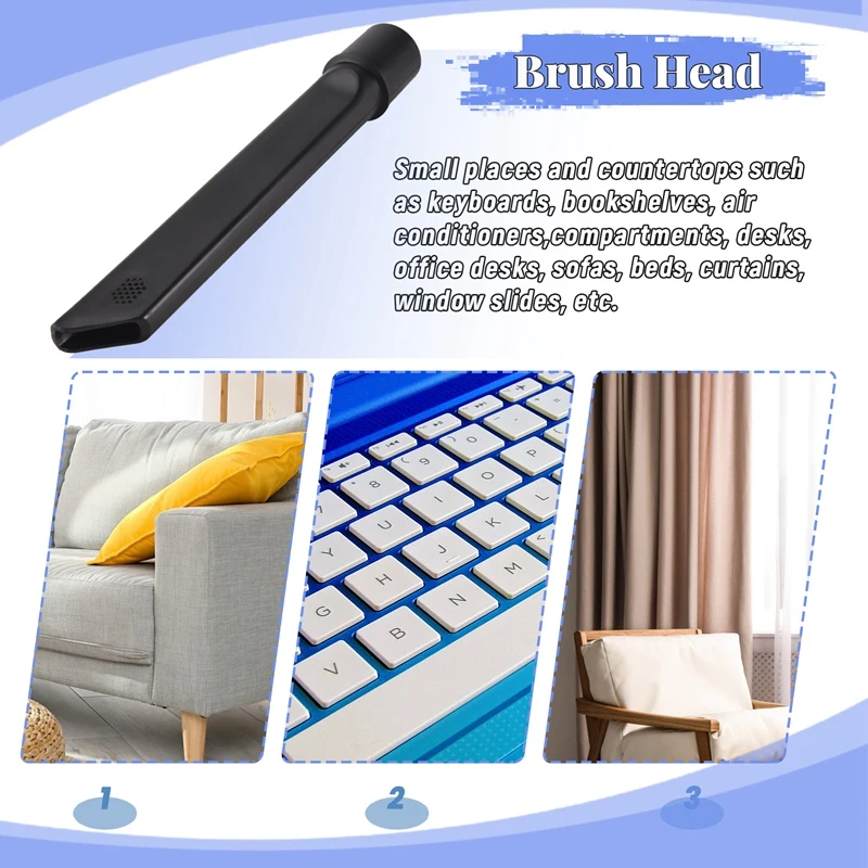 32 мм плоская всасывающая головка сопла запчасти для пылесоса, щетка для пылесоса