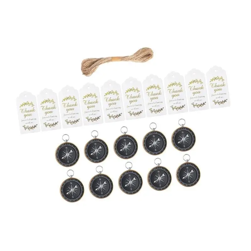 

P9FE Compasses Wedding Set Romantics Wedding Decorations Accessory