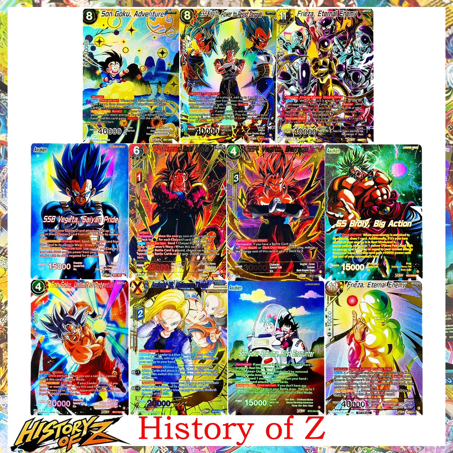 

Коллекционные аниме-карточки Proxy History of Z Series Dragon Ball Super Masters: Секретные, редкие, специальные, лидирующие, с текстурой фольги, Вегета