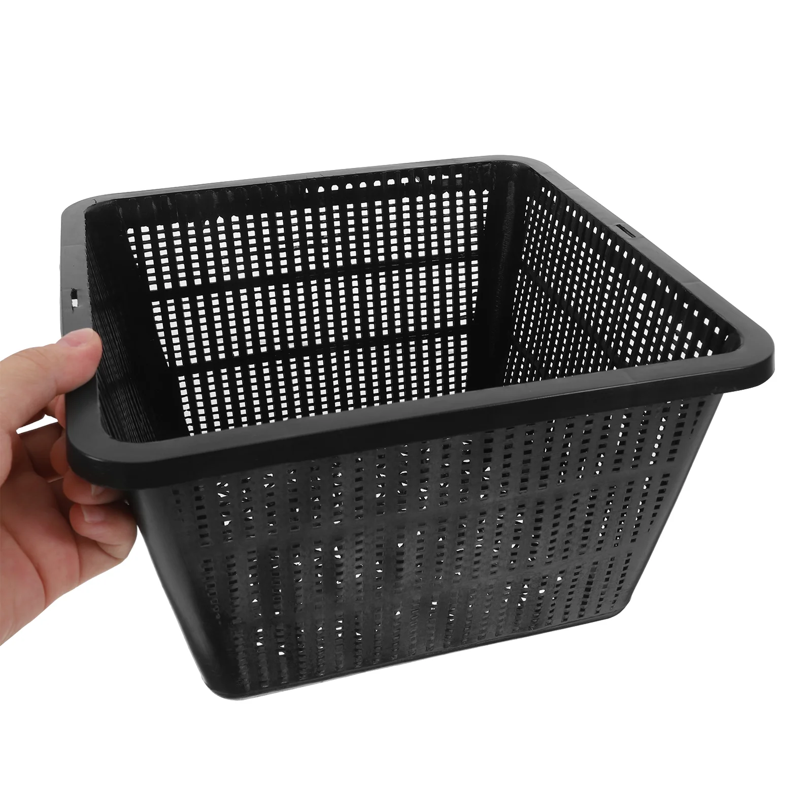 2 Pcs Hydroponic Equipment Pond Tub Planting Basket Bucket Floating Black Pots for