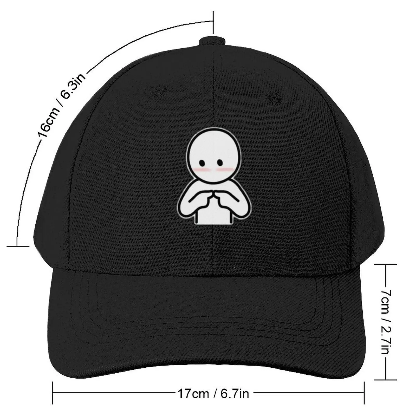 Becoming Shy :)) Baseball Cap cute Icon Horse Hat Baseball Men Women's