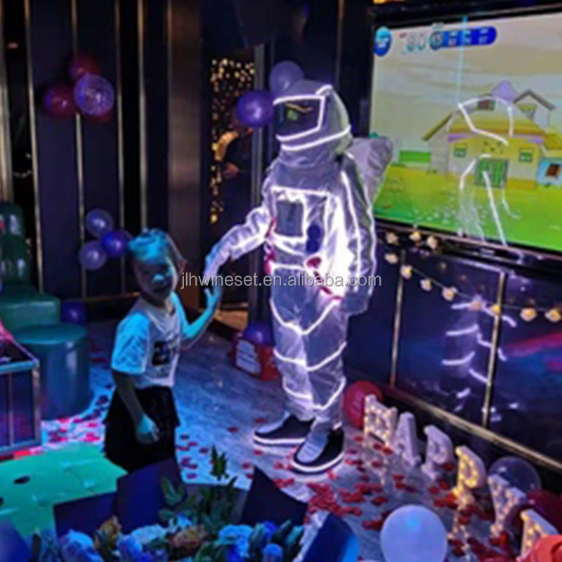 LED Luminous Robot CostumeLED Luminous Robot Costume Clothing Suits NEW ARRIVALS For DJ Stage Bar Club Show Party Halloween Chri