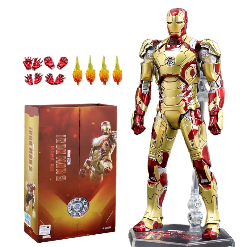 ZD Toys Iron Man Action Figure Mark 35 Red Snapper Iron Man MK24 MK22 MK47 Tony Stark Ironman Figuur Actie Verzamel Speelgoed Cadeau