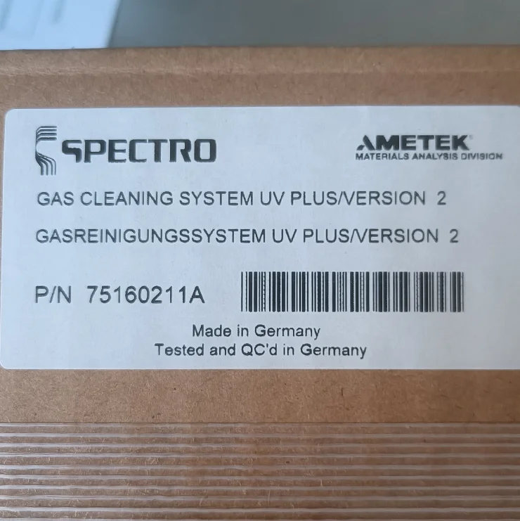 Spectrolab METEK Oxiclear Gas Cleaning System UV Plus M12 75160211 Update Part Number 75160211A New and Original