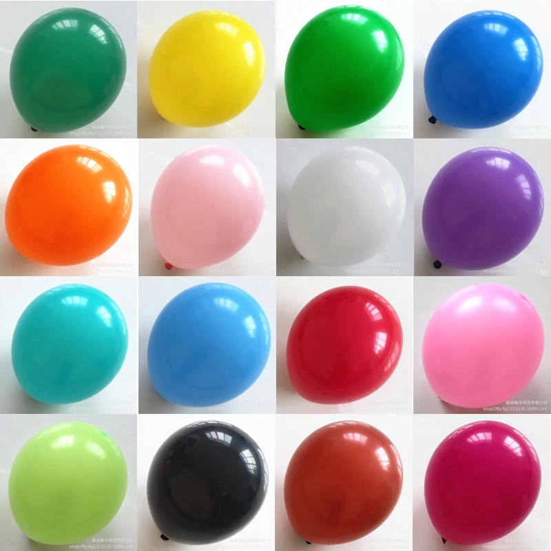 

50 Pcs 10inch 12inch Latex Balloon Wholesale Matte Helium Ballons Baby Shower Birthday Party Wedding Arch Background Decoration