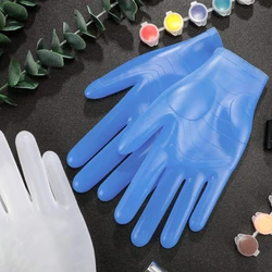 1Pair Reusable High Elasticity Food Grade Silicone Gloves For Household Cleaning Restaurant Kitchen High Temperature Resistance