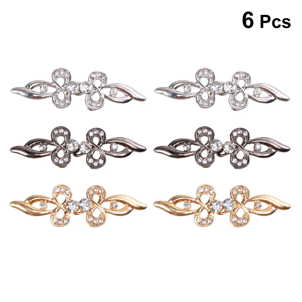 أزرار الزخرفية سبيكة الأزياء سترة كليب ل طوق شال سترة الملابس مشبك الاكسسوارات الحرفية الخياطة مفاهيم