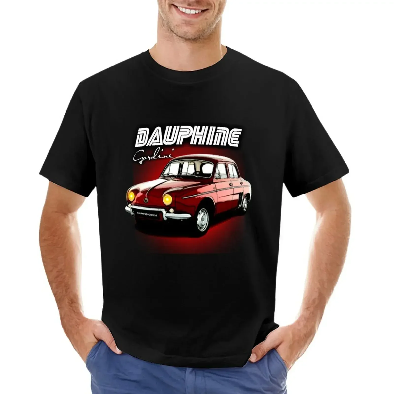 Dauphine gordini T-shirt summer tops plus sizes oversized mens workout anime clothes new in tops & tees heavyweight Male Cartoon